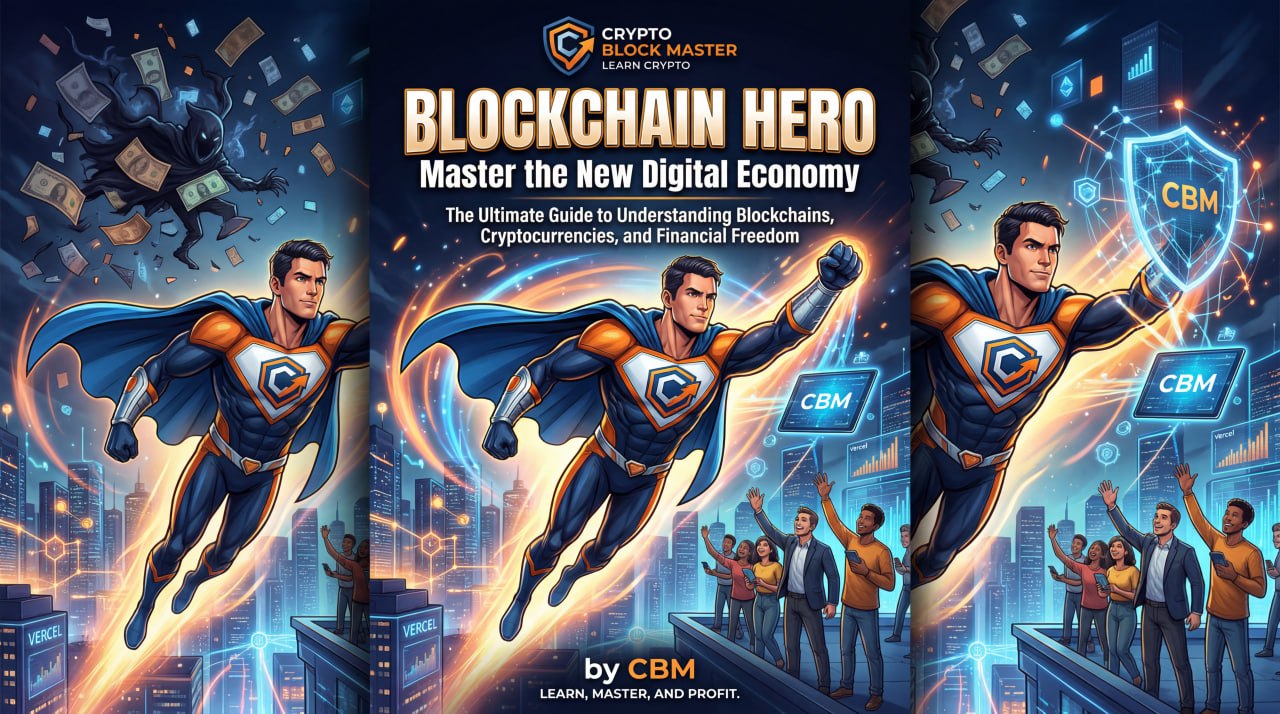 Blockchain Hero graphic for CryptoBlockMaster